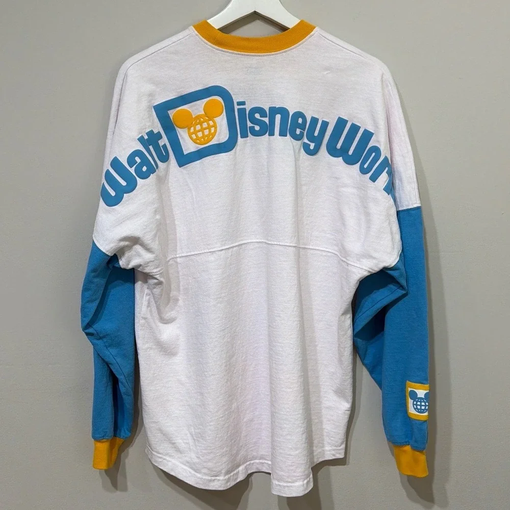 Walt Disney World Vault Collection 50th Anniversary Spirit Jersey White Blue M